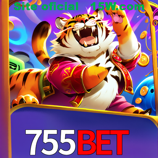 Imagem promocional da 755Bet mostrando a plataforma e suas vantagens